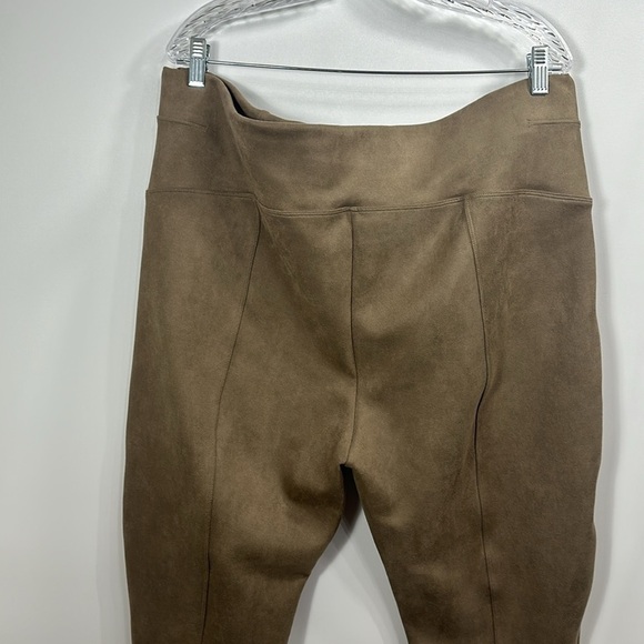 SPANX faux suede camel pants size 3X - Picture 5 of 11